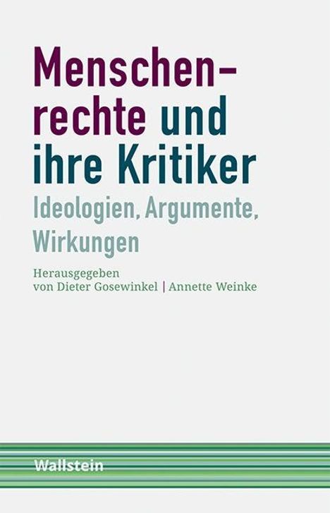 Menschenrechte und ihre Kritiker, Buch