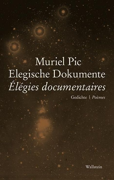 Muriel Pic: Pic, M: Elegische Dokumente / Élegies documentaires, Buch
