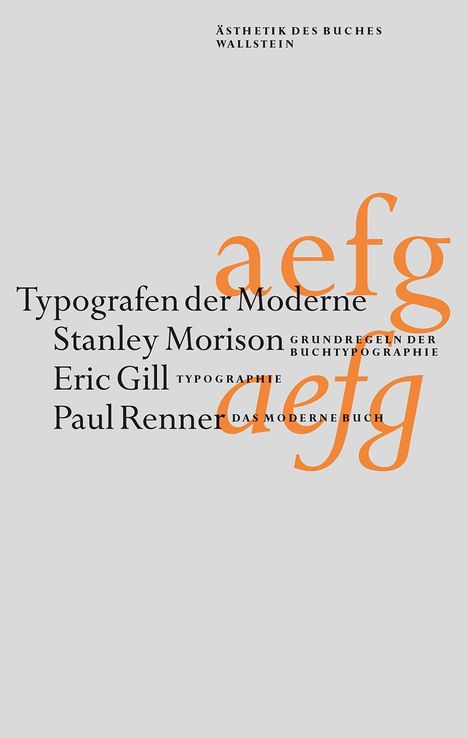 Stanley Morison: Typografen der Moderne, Buch
