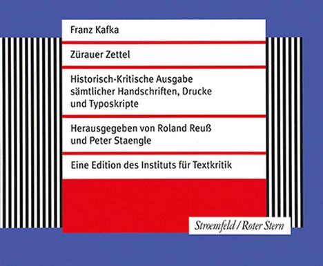 Franz Kafka: Kafka, F: Zürauer Zettel, Buch
