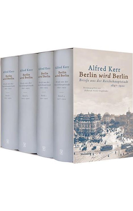Alfred Kerr: Berlin wird Berlin, 4 Bücher