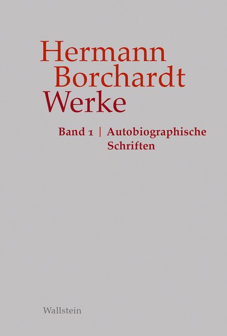 Hermann Borchardt: Werke, Buch