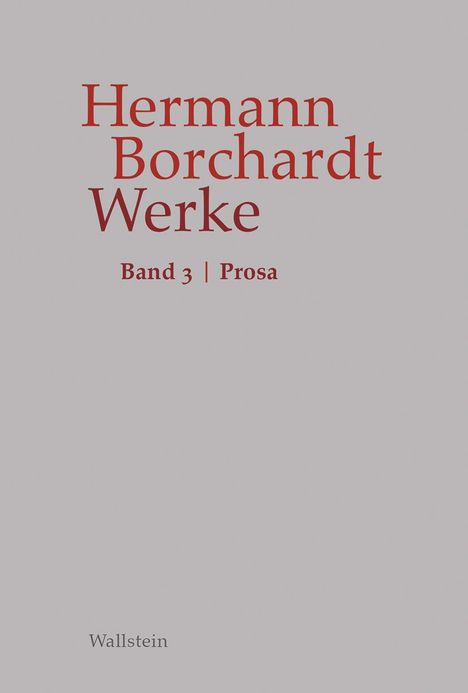 Hermann Borchardt: Werke, Buch