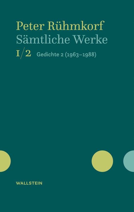 Peter Rühmkorf: Sämtliche Werke, Buch