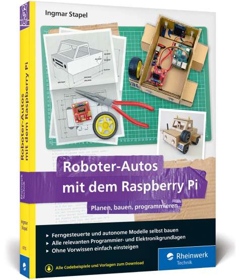 Ingmar Stapel: Roboter-Autos mit dem Raspberry Pi, Buch