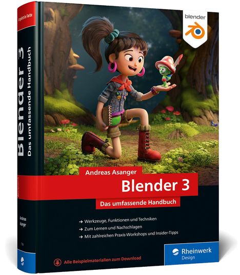 Andreas Asanger: Blender 3, Buch