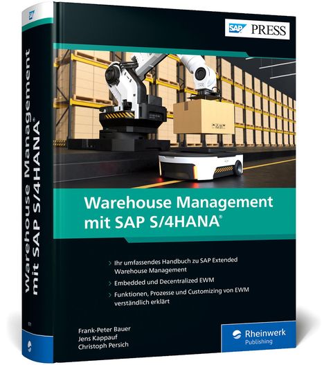 Frank-Peter Bauer: Warehouse Management mit SAP S/4HANA, Buch