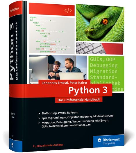 Johannes Ernesti: Python 3, Buch