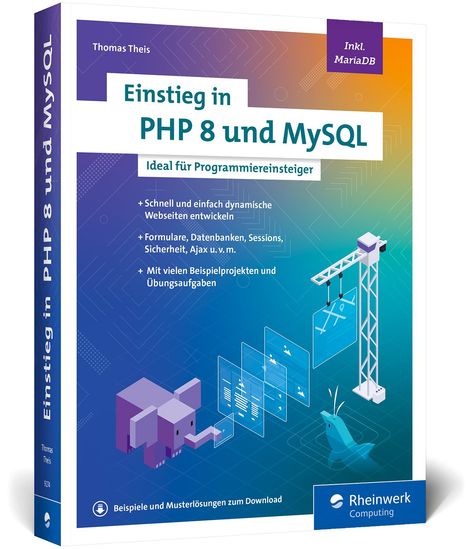 Thomas Theis: Einstieg in PHP 8 und MySQL, Buch