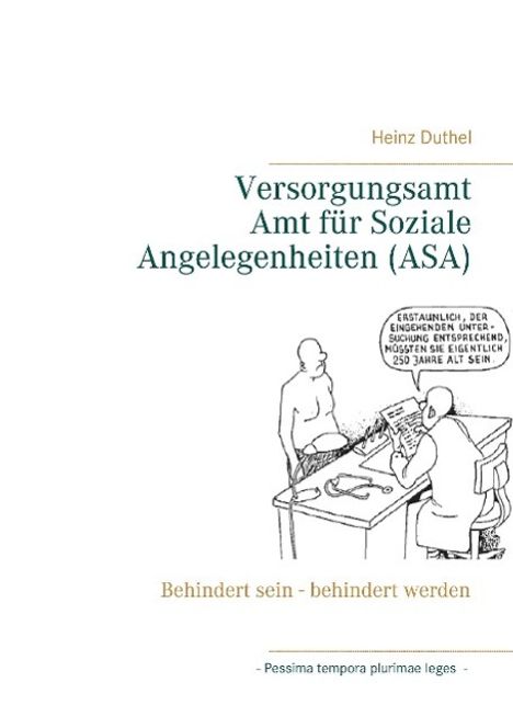 Heinz Duthel: Versorgungsamt - Amt für Soziale Angelegenheiten (ASA), Buch