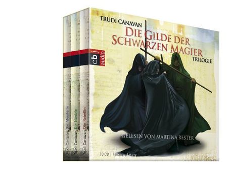 Trudi Canavan: Die Gilde der schwarzen Magier Trilogie, 18 CDs