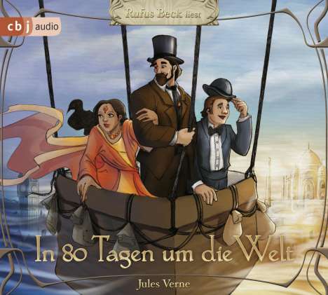 Jules Verne: In 80 Tagen um die Welt, 3 CDs