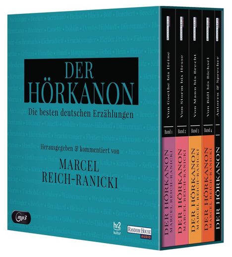 Johann Wolfgang von Goethe: Der Hörkanon  - Herausgegeben und kommentiert von Marcel Reich-Ranicki, 8 Diverse