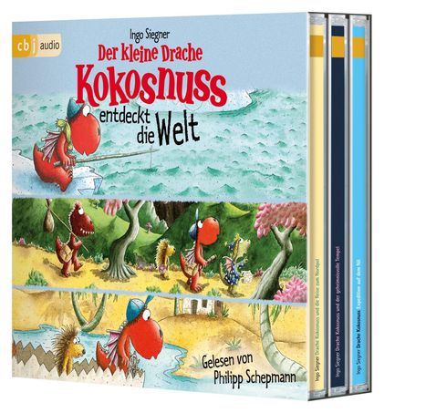 Ingo Siegner: Der kleine Drache Kokosnuss entdeckt die Welt, 3 CDs