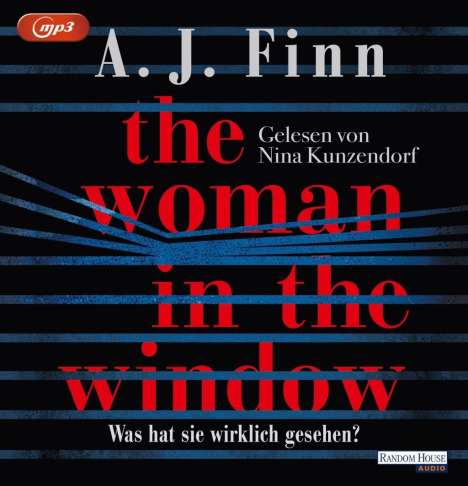 The Woman in the Window - Was hat sie wirklich gesehen?, 2 MP3-CDs