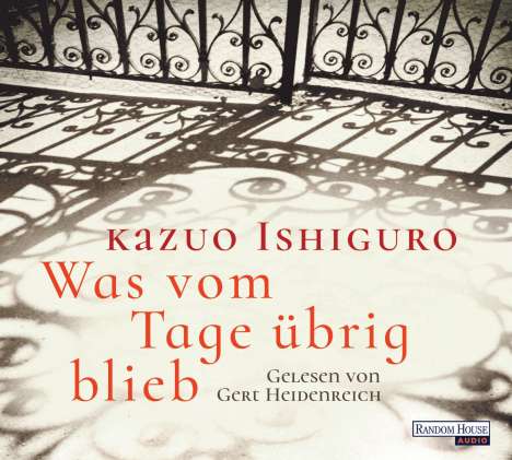 Kazuo Ishiguro: Was vom Tage übrig blieb, 8 CDs