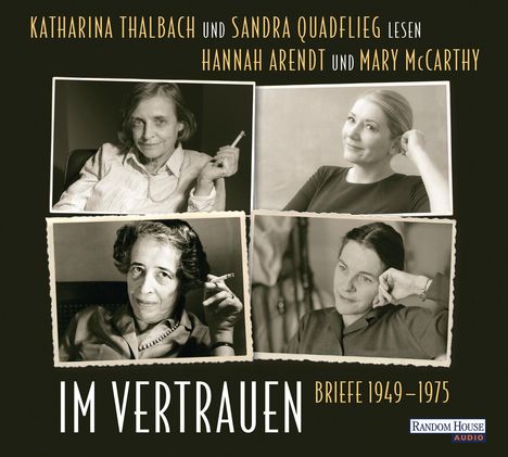 Hannah Arendt: Im Vertrauen, 2 CDs