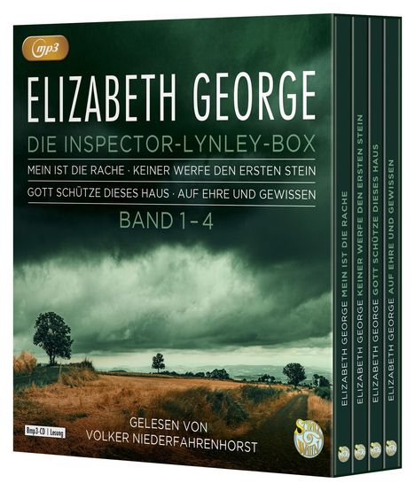 Elizabeth George: Die Inspector-Lynley-Box, 8 MP3-CDs