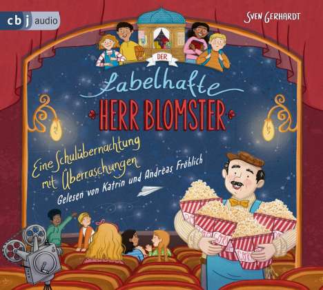 Sven Gerhardt: Der fabelhafte Herr Blomster - Eine Schulübernachtung mit Überraschungen, 2 CDs
