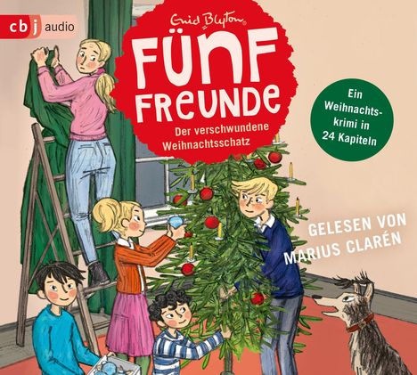 Enid Blyton: Fünf Freunde - Der verschwundene Weihnachtsschatz, 3 CDs