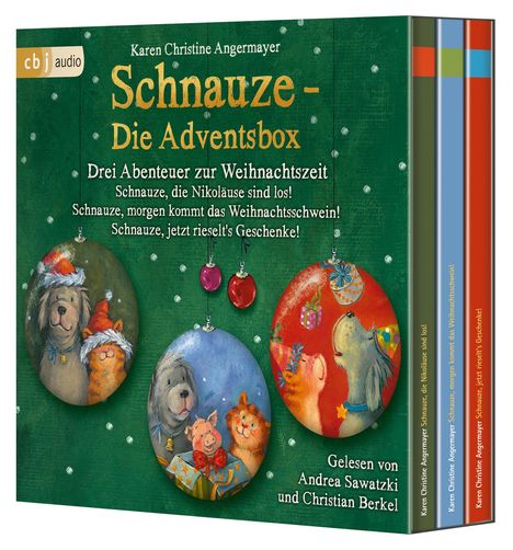 Karen Christine Angermayer: Schnauze - Die Adventsbox, 3 CDs
