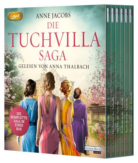 Anne Jacobs: Die Tuchvilla-Saga, 12 MP3-CDs