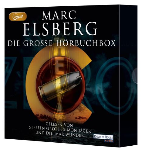 Marc Elsberg: Die große Hörbuchbox - °C - Celsius - Der Fall des Präsidenten - Gier - Helix - Zero - Blackout - Black Hole, 12 MP3-CDs