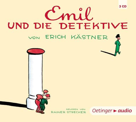 Erich Kästner: Emil und die Detektive, 3 CDs
