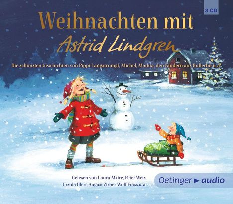 Astrid Lindgren: Weihnachten mit Astrid Lindgren (3 CD), CD