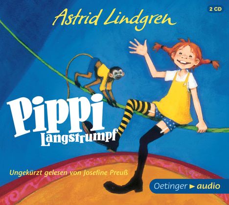 Astrid Lindgren: Pippi Langstrumpf (2 CD), CD