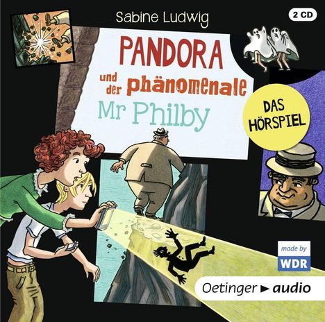 Pandora und der phänomenale Mr Philby (4 CD), CD