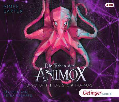 Die Erben der Animox 2: Die Rache des Oktopus, 4 CDs