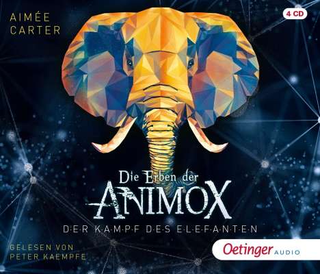 Die Erben der Animox 3.Der Kampf des Elefanten, 4 CDs