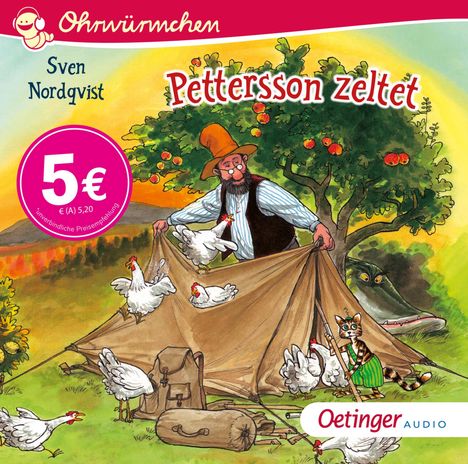 Sven Nordqvist: Pettersson und Findus. Pettersson zeltet, CD