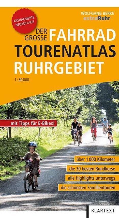 Wolfgang Berke: Der große Fahrrad-Tourenatlas Ruhrgebiet, Buch