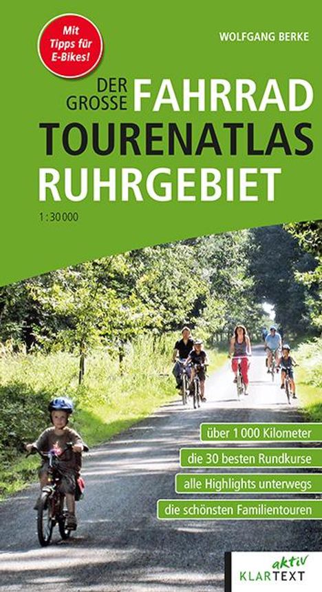 Wolfgang Berke: Der große Fahrrad-Tourenatlas Ruhrgebiet, Buch