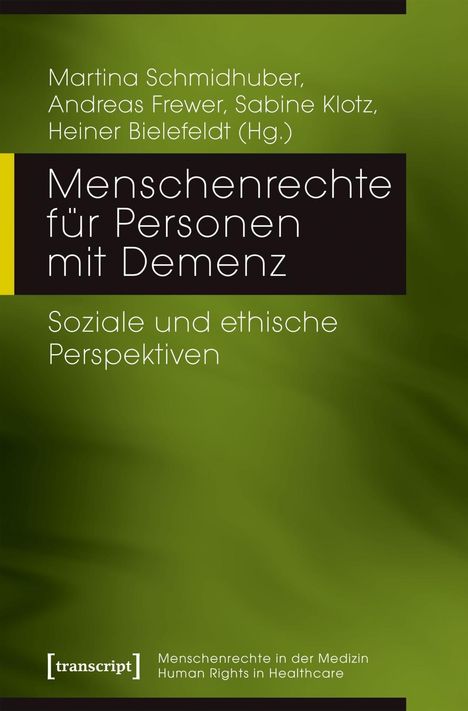 Menschenrechte für Personen mit Demenz, Buch