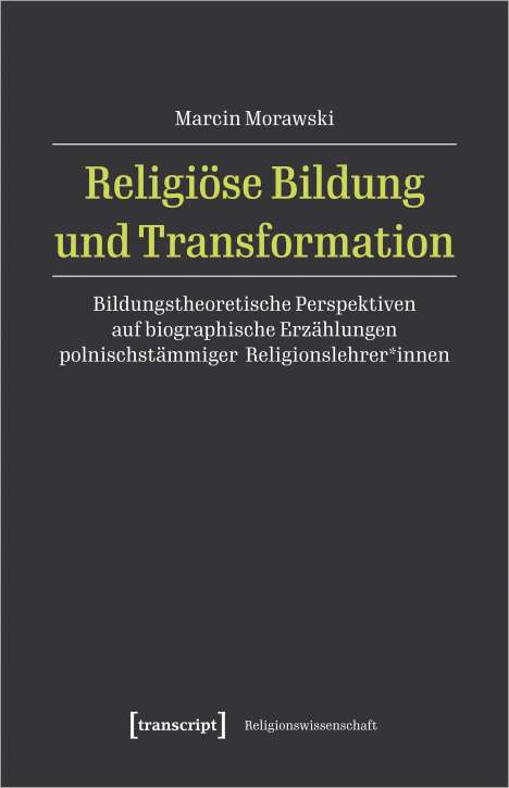 Marcin Morawski: Religiöse Bildung und Transformation, Buch