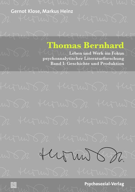 Gernot Klose: Klose, G: Thomas Bernhard, Buch