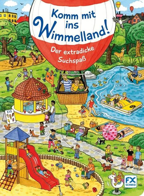 Komm mit ins Wimmelland!, Buch