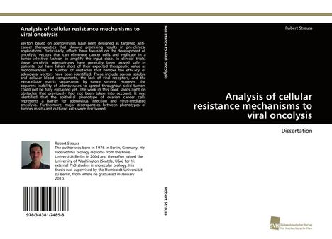 Robert Strauss: Analysis of cellular resistance mechanisms to viral oncolysis, Buch