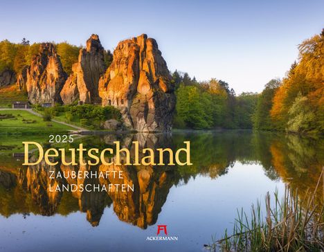 Ackermann Kunstverlag: Deutschland - Zauberhafte Landschaften Kalender 2025, Kalender