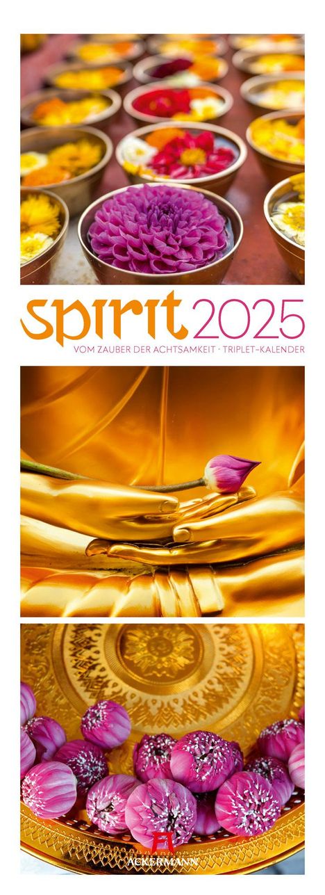 Ackermann Kunstverlag: Spirit Triplet-Kalender 2025, Kalender