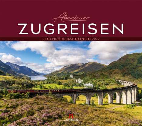 Abenteuer Zugreisen Kalender 2022, Kalender
