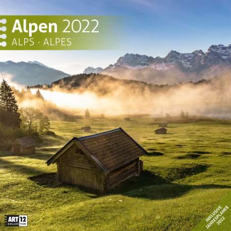 Alpen 2022 Broschürenkalender, Kalender
