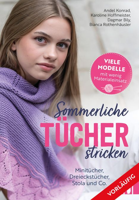 Andel Konrad: Sommerliche Tücher stricken, Buch