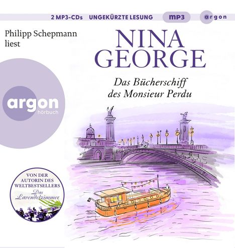 Nina George: Das Bücherschiff des Monsieur Perdu, 2 MP3-CDs