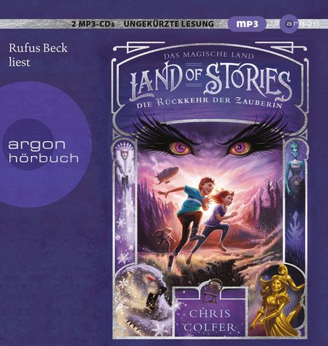 Chris Colfer: Land of Stories: Das magische Land 2 - Die Rückkehr der Zauberin, 2 MP3-CDs