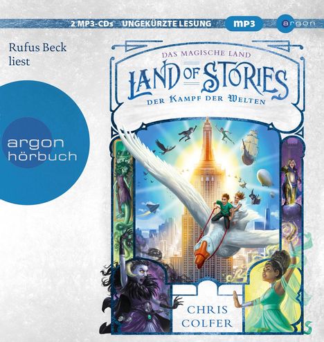 Chris Colfer: Land of Stories: Das magische Land 6 - Der Kampf der Welten, 2 MP3-CDs