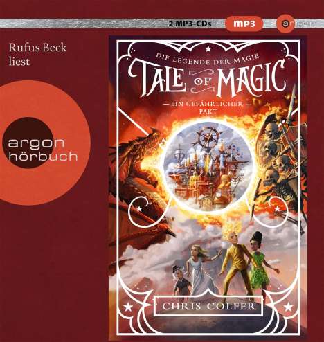 Chris Colfer: Tale of Magic: Die Legende der Magie 3 - Ein gefährlicher Pakt, 2 MP3-CDs